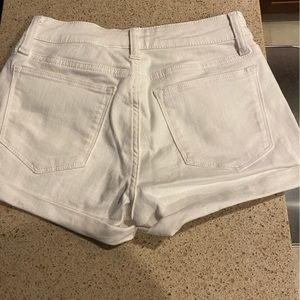 Arizona white denim juniors sized shorts